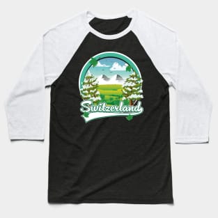 Switzerland travel logo Baseball T-Shirt